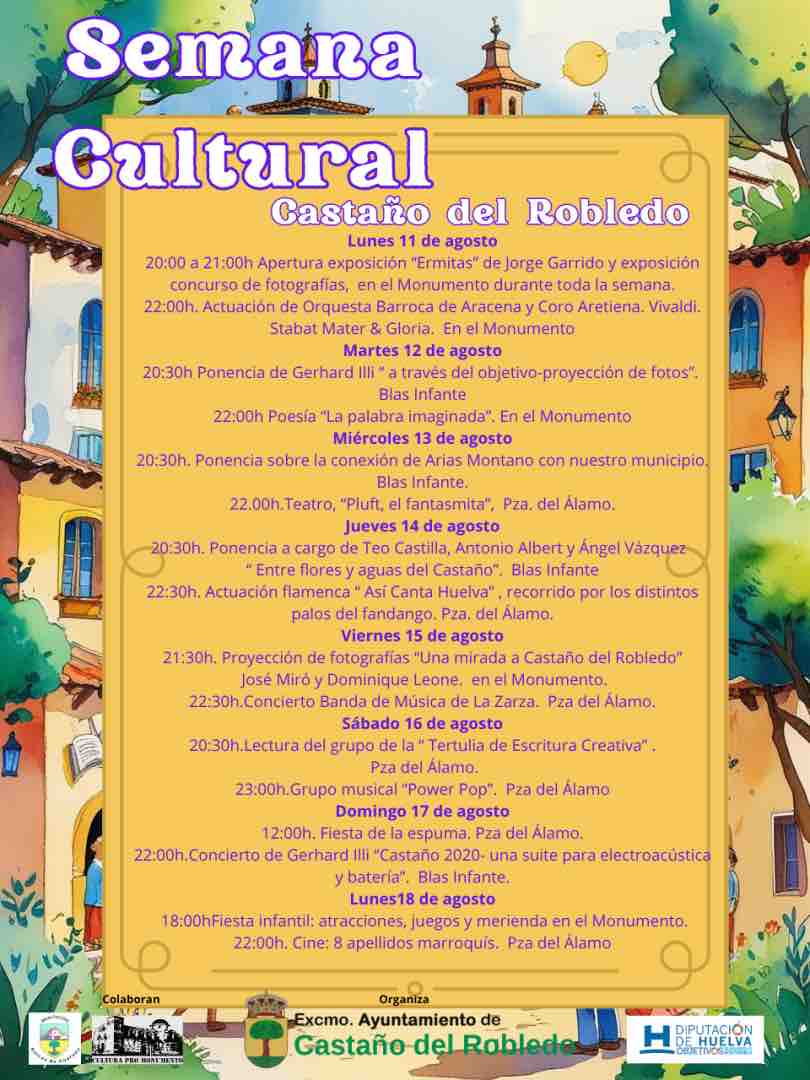 SEMANA CULTURAL CASTAÑO DEL ROBLEDO 2025