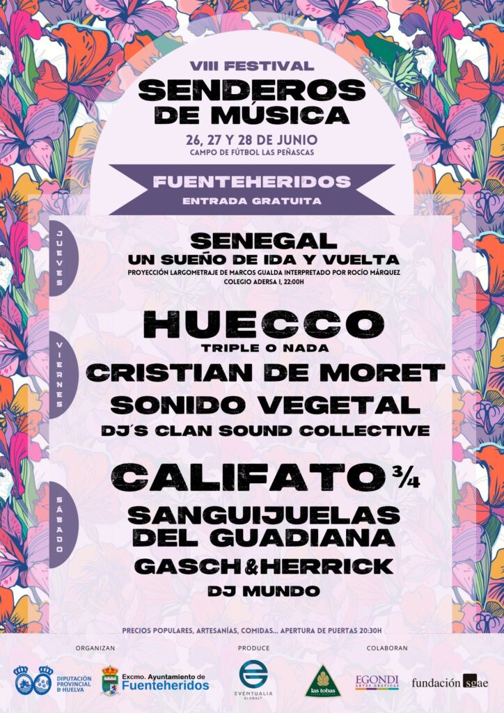 Cartel-Senderos-musica fuenteheridos 2025