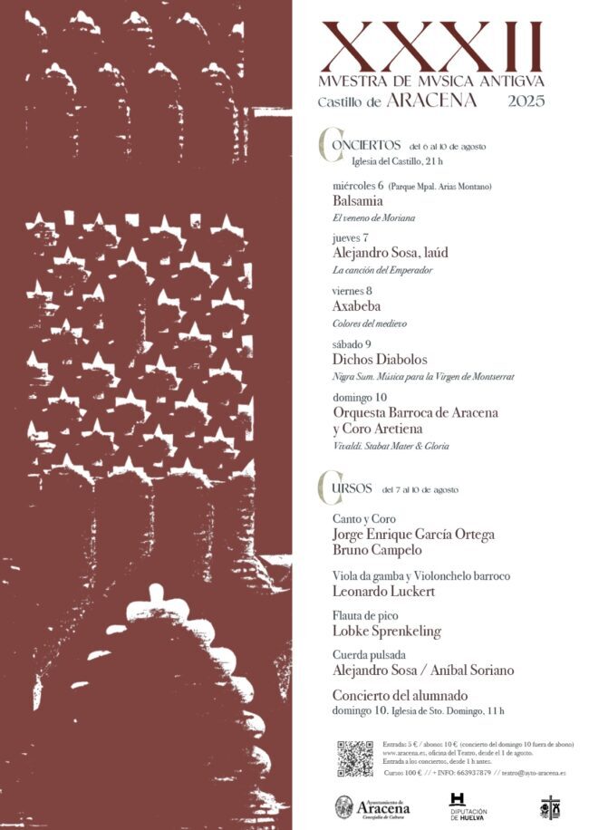 Muestra de Música Antigua Castillo de Aracena 2025