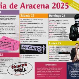 FERIA Y FIESTAS DE ARACENA 2025