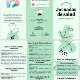 PROGRAMACIÓN JORNADAS DE SALUD DE ARACENA. Pinchar para ver programa completo